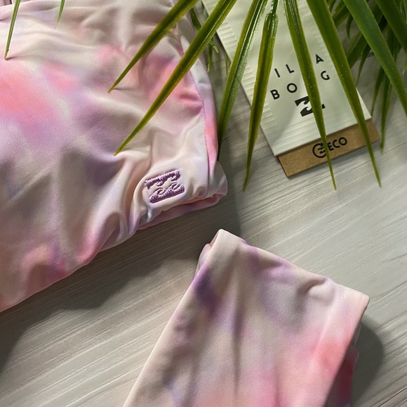 Billabong Pink/Lilac Tie-Dye Fiji Bikini Set - Picture 7 of 16